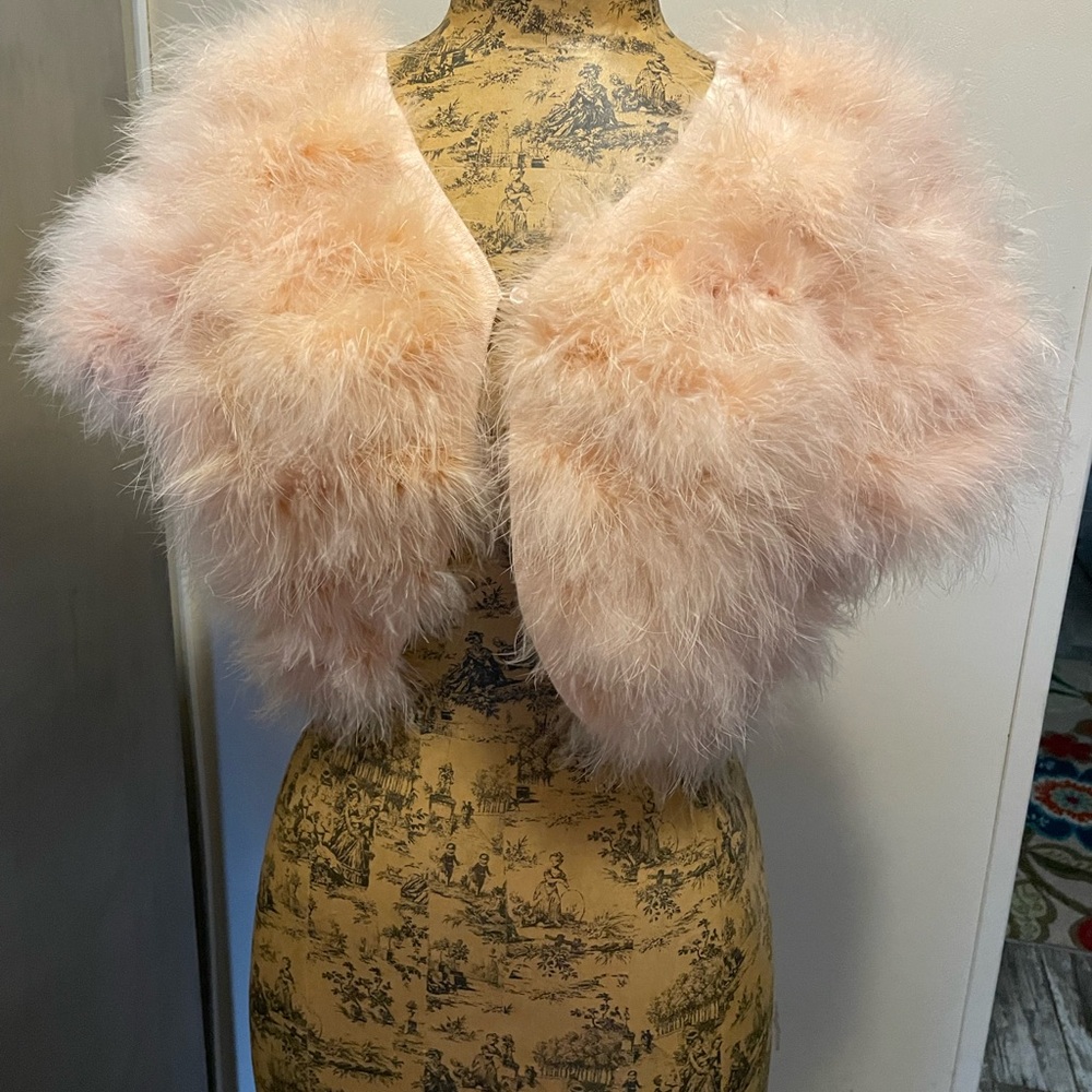 Autograph Soft Pink Feathered Teddy Jacket